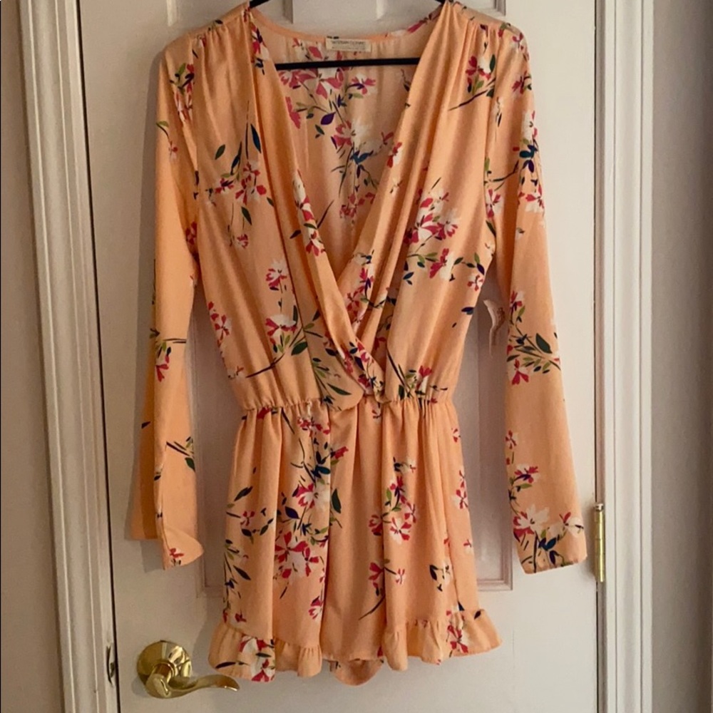Peach Romper